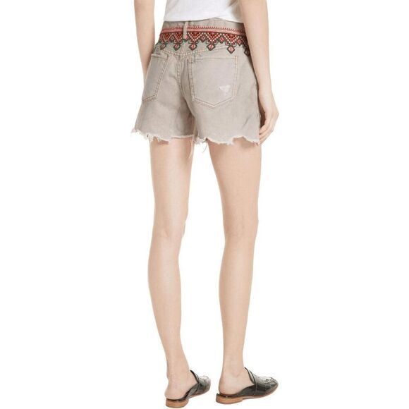 Free People We The Free Borderline Southwestern Cutoff Shorts Size 31 - Picture 11 of 13